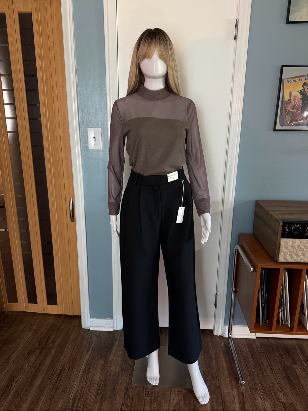 A&F Sloane Wide-Leg Trousers - Hight Waist / 27Short